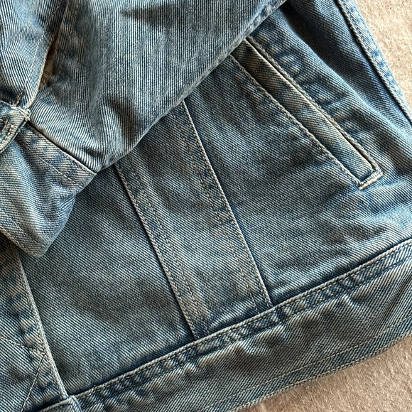 Vintage Denim and Toile Jacket - Picture 6 of 9